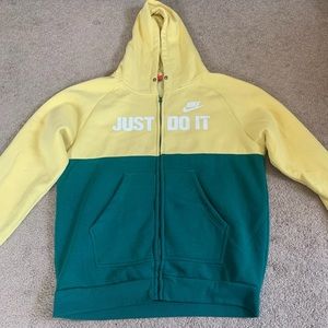 Green and Yellow Nike Set